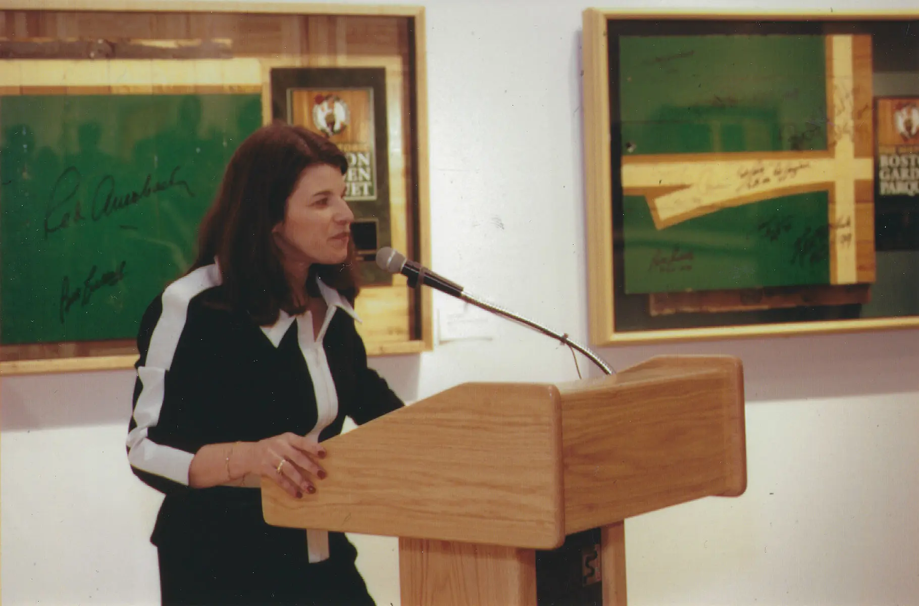 June 2000 Sothebys.com Auction Of The Boston Garden Parquet Floor Reception