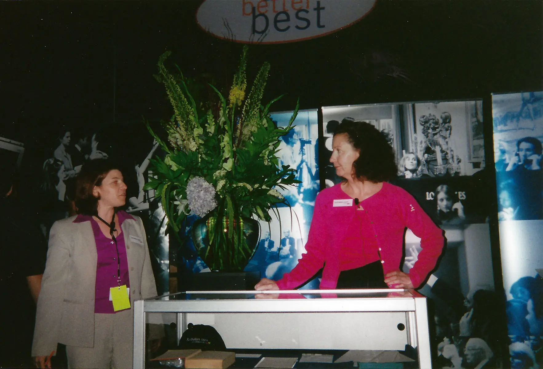 2003 With Marsha Malinowski Speaking At eBay, Sothebys.com